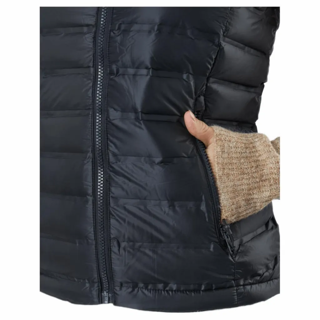 Tenson Tica Down Vest W 999 Black Svart Outlet