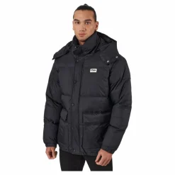 Fila Tirebolu Oversized Puff Jacket 80001 - Moonless Night Svart Discount