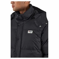 Fila Tirebolu Oversized Puff Jacket 80001 - Moonless Night Svart Discount