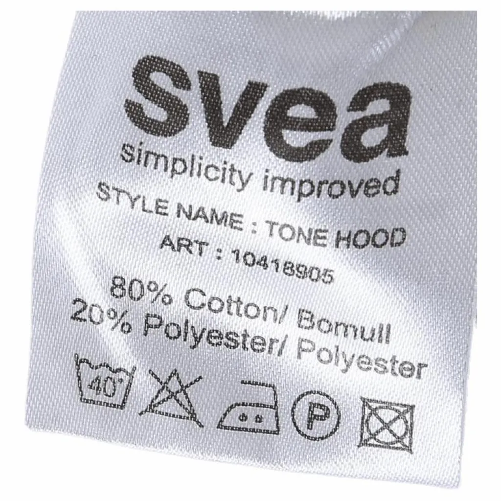 Svea Tone Hood Grey Grå Clearance