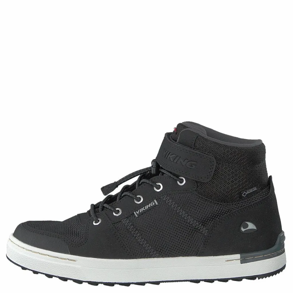 Viking Tonsen Mid Kids Gtx Black/charcoal Grå och Svart Best