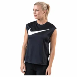 Nike Top SS Rebel GX White/Black Svart Clearance
