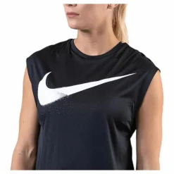Nike Top SS Rebel GX White/Black Svart Clearance