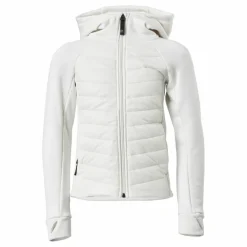 Didriksons Tovik Girls Hoodie 4 Shell White Vit New
