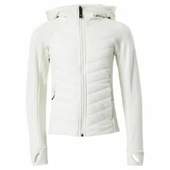 Tovik Girls Hybrid Hoodie 3 White*Didriksons New