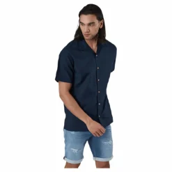 Jack & Jones Tower Shirt Ss Blue Blå New