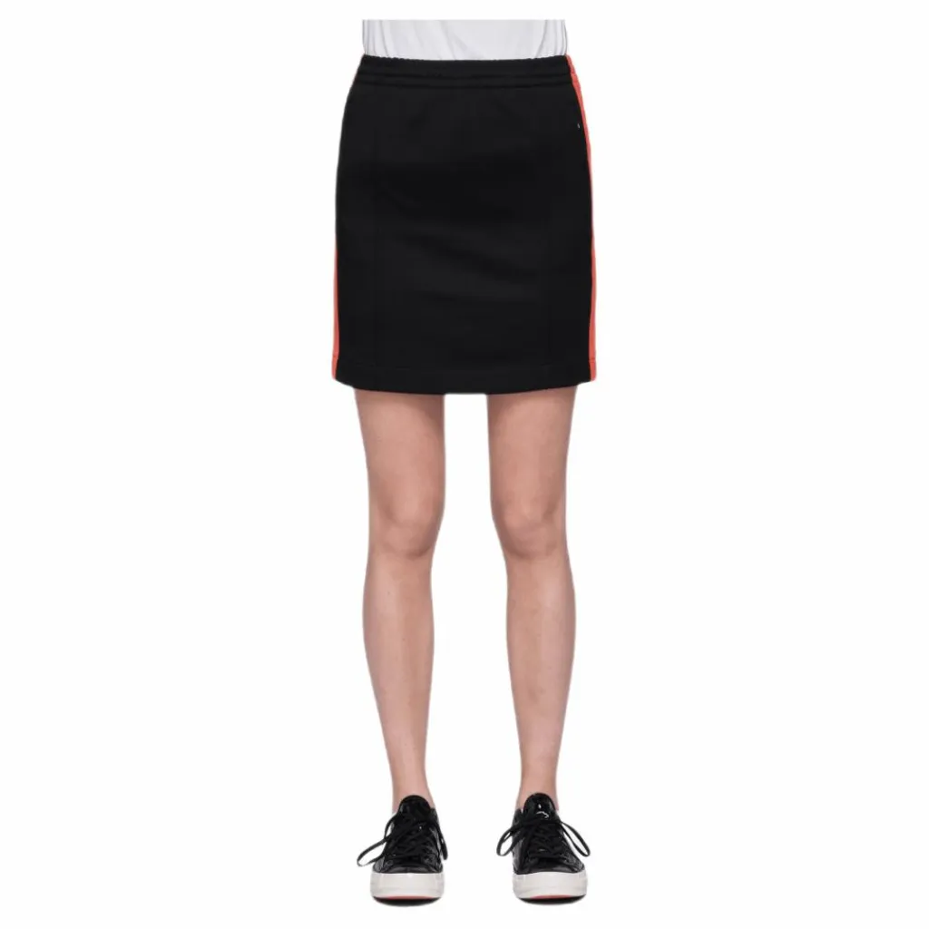 Calvin Klein Track Skirt Black Svart Clearance