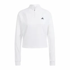 adidas Train Essentials Minimal Branding 1/4-Zip Cover Up White Vit Clearance