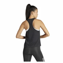 Train Essentials Minimal Branding Racerback Tank Top Black*adidas Hot