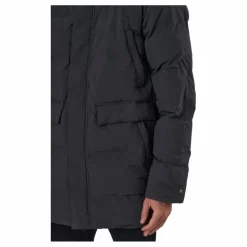 Superdry Train Heavyweight Puffer Dark Charcoal Svart Discount