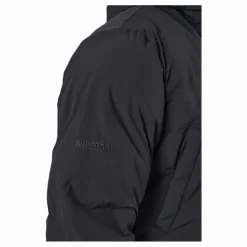 Superdry Train Heavyweight Puffer Dark Charcoal Svart Discount
