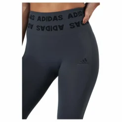adidas Training Branded Aeroknit 7/8 High Rise Tight Dgh Solid Grey Grå Hot