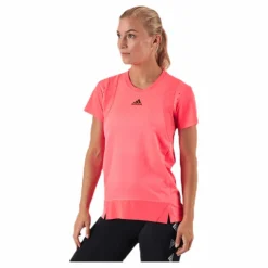 adidas Training Heat Ready Tee Pink/Red Rosa