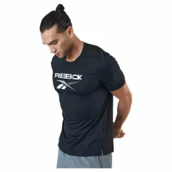 Reebok Ts Ac Graphic Tee Black Svart Clearance