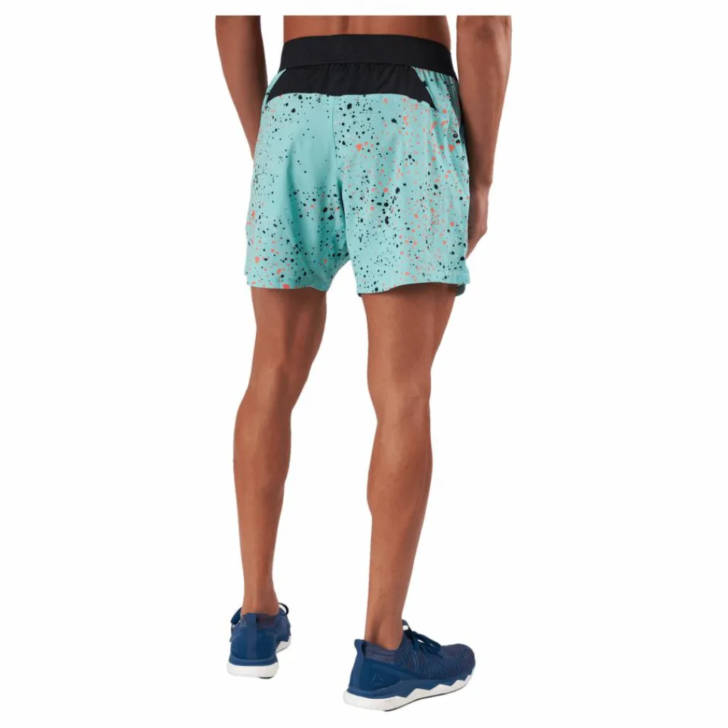 Reebok Ts Strength Aop Short 2.0 Seclte Turkos Online