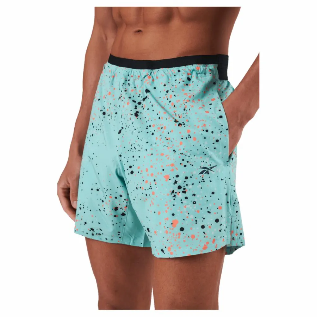 Reebok Ts Strength Aop Short 2.0 Seclte Turkos Online