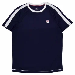 Fila T-shirt Elias Navy/white Blå och Vit Clearance