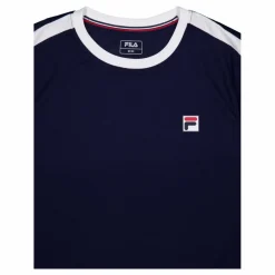 Fila T-shirt Elias Navy/white Blå och Vit Clearance