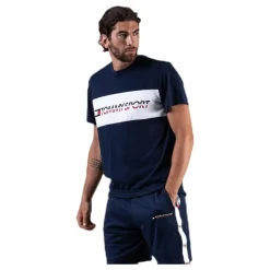 Tommy Hilfiger Sport T-Shirt Logo Driver Blue Blå Best