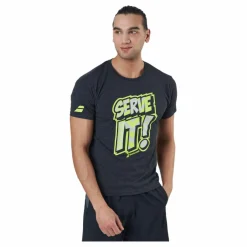 T-shirt Message Black*Babolat Hot