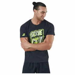 T-shirt  Message Black*Babolat Hot