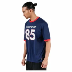 Tommy Hilfiger Sport T-Shirt Oversized '85' Blue Blå Outlet