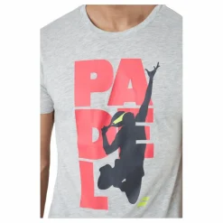 T-shirt Padel Cotton Grey*Babolat Best