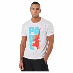 Babolat T-shirt Padel Cotton White Vit Clearance