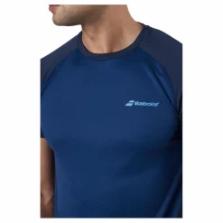 Babolat T-shirt Play Crew Neck Blue Blå Hot