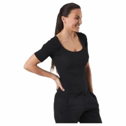 T-shirt Ribbed Black*Bread & Boxers Outlet