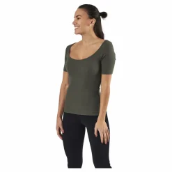 Bread & Boxers T-shirt Ribbed Green Grön New