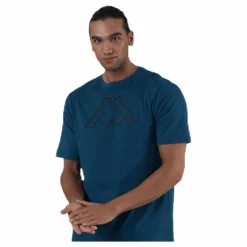 Kappa T-Shirt S/S, Cromen Blue Blå Sale
