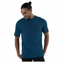 Kappa T-Shirt S/S, Cromen Blue Blå Sale