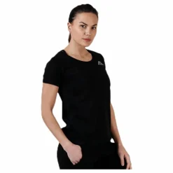 Kappa T-Shirt S/S, Logo Momba Black Svart Discount