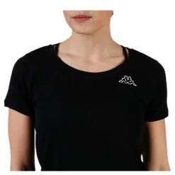 Kappa T-Shirt S/S, Logo Momba Black Svart Discount