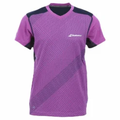 T-Shirt V-Neck Performance Purple*Babolat Discount