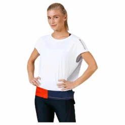 Tommy Hilfiger Sport T-Shirt With Colourblock White Vit Discount