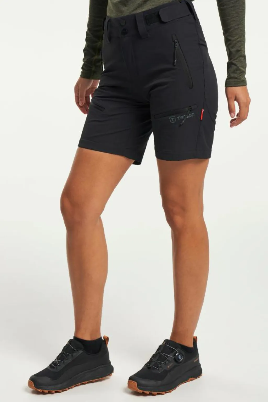 Tenson Txlite Flex Shorts W Black Svart Best