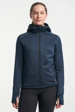 Txlite Hoodie Zip W Midnight Navy*Tenson Outlet