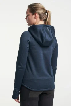 Txlite Hoodie Zip W Midnight Navy*Tenson Outlet