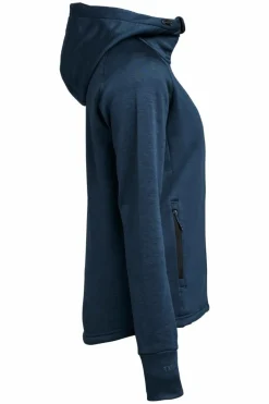 Txlite Hoodie Zip W Midnight Navy*Tenson Outlet