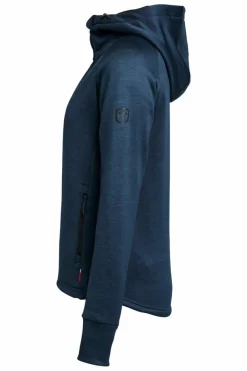Txlite Hoodie Zip W Midnight Navy*Tenson Outlet