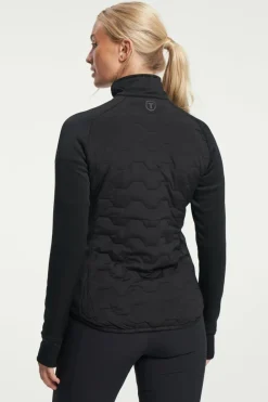 Txlite Hybrid Midlayer Zip Wom Black*Tenson Best