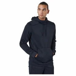 Under Armour Ua Armour Fleece Hoodie Black Blå New
