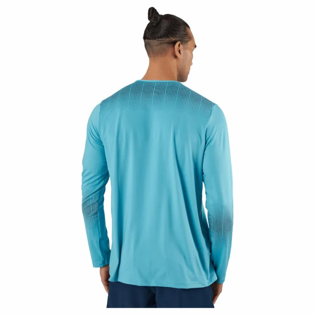 Ua Armourprint Ls Glacier Blue*Under Armour Discount