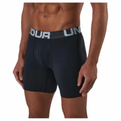 Ua Charged Cotton 6in 3 Pack Black*Under Armour