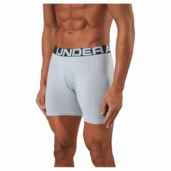 Under Armour Ua Charged Cotton 6in 3 Pack Royal Blå New