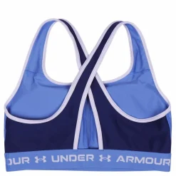 Under Armour UA Crossback Mid Bra Blå Sale