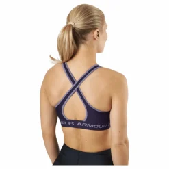 Ua Crossback Mid Bra Purple Switch / Purple Switch*Under Armour Online