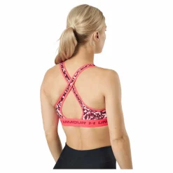 Under Armour Ua Crossback Mid Print Penta Pink / Penta Pink / Blac Flerfärgad Online